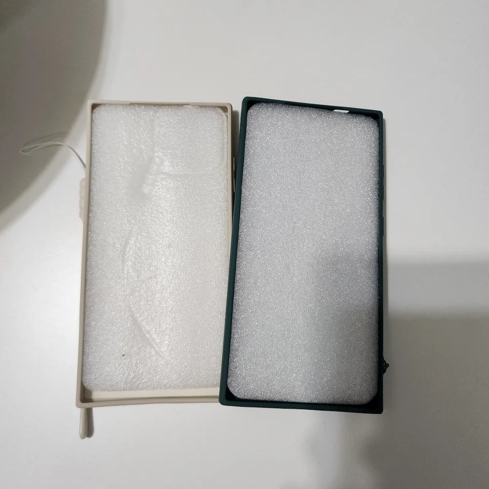 Stylish Beige and Green Phone Cases